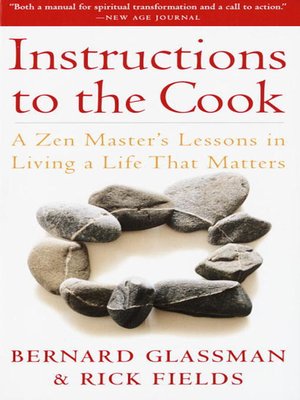 cover image of Instructions to the Cook